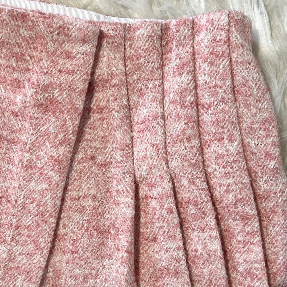 MAJE Janello Pink Mini Skirt, Size L (fits M-L) - Picture 8 of 13